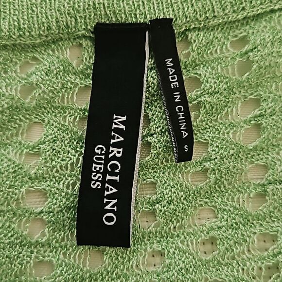 Marciano Women's Tony Sweater Top With Long Sleeves Small Mellow Mint - Picture 7 of 16